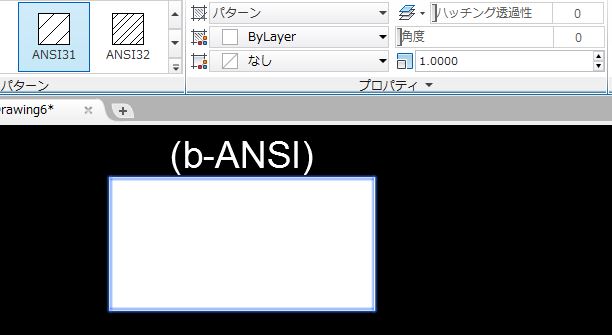 ハッチング ANSI31